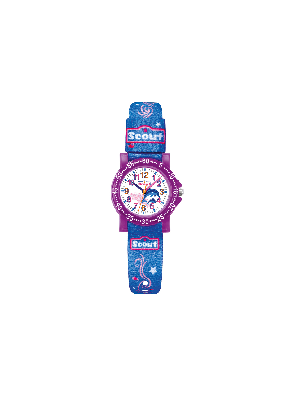 SCOUT Armbanduhr pink blau