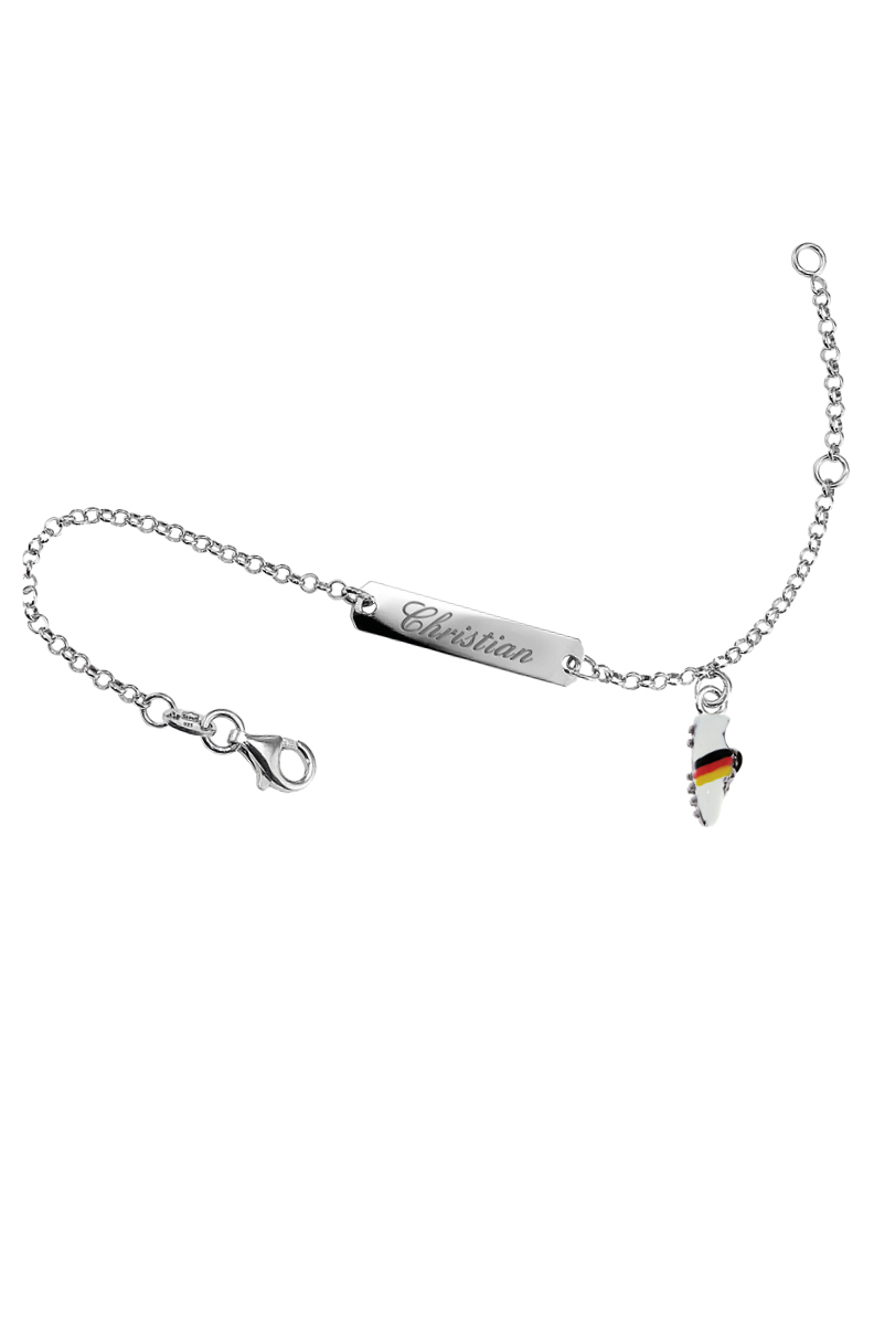 SCOUT Armband weiß, schwarz, rot, gelb
