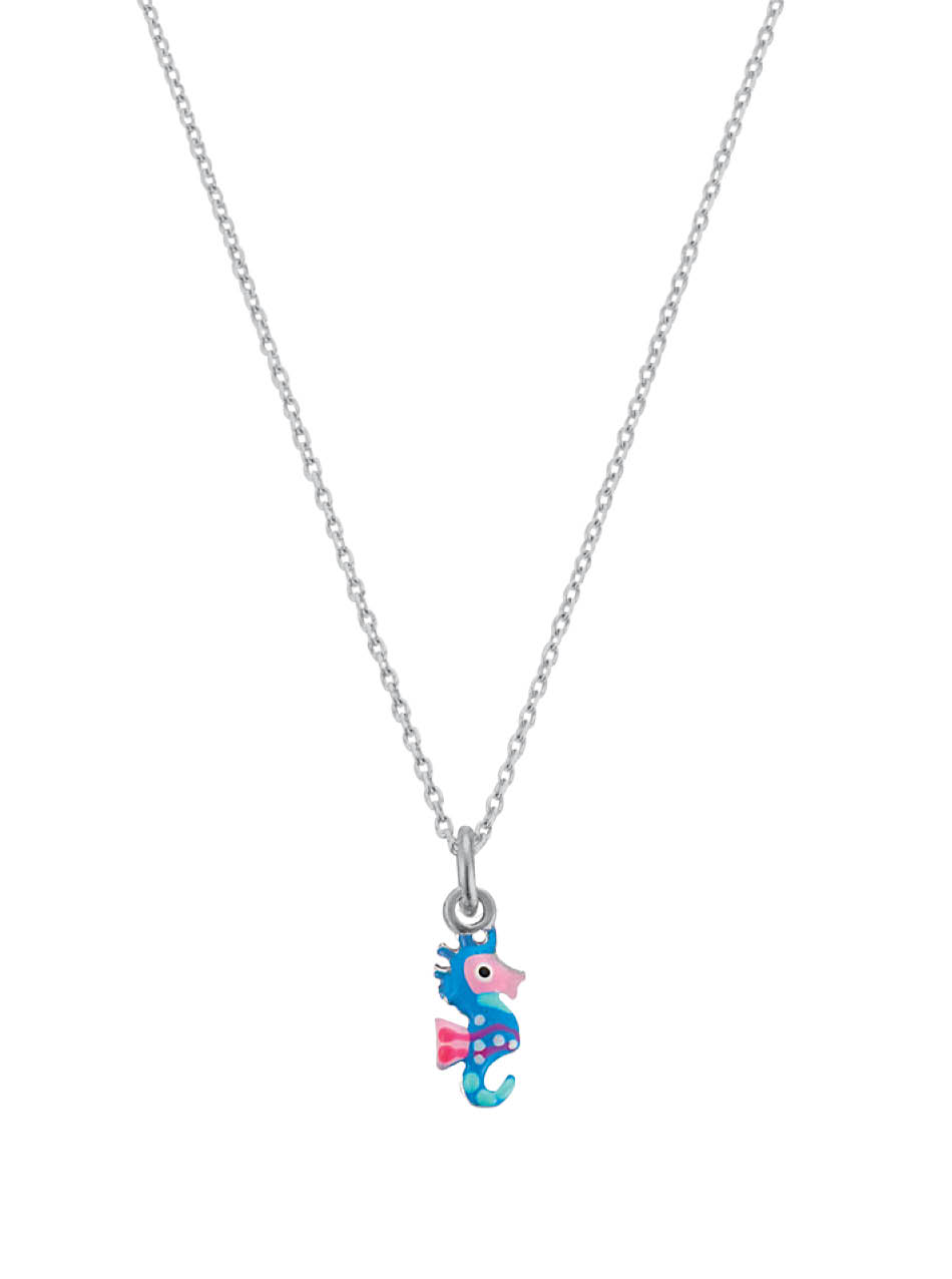 SCOUT Halskette silber, blau, pink