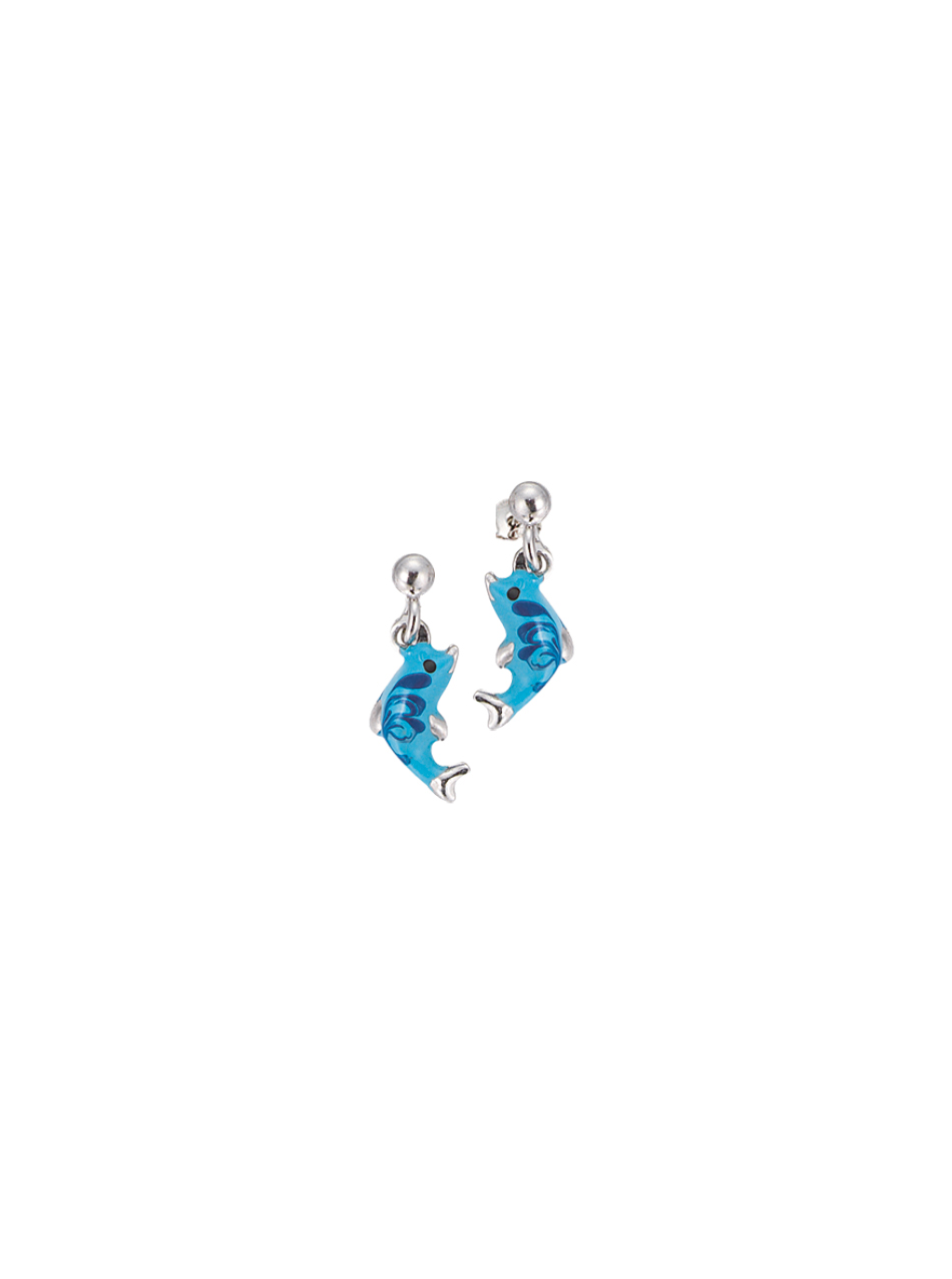 SCOUT Ohrschmuck silber, blau