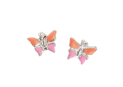 SCOUT Ohrschmuck silber, orange, rosa