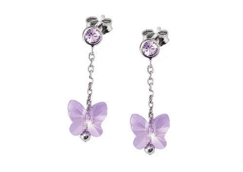 SCOUT Ohrschmuck silber, lila