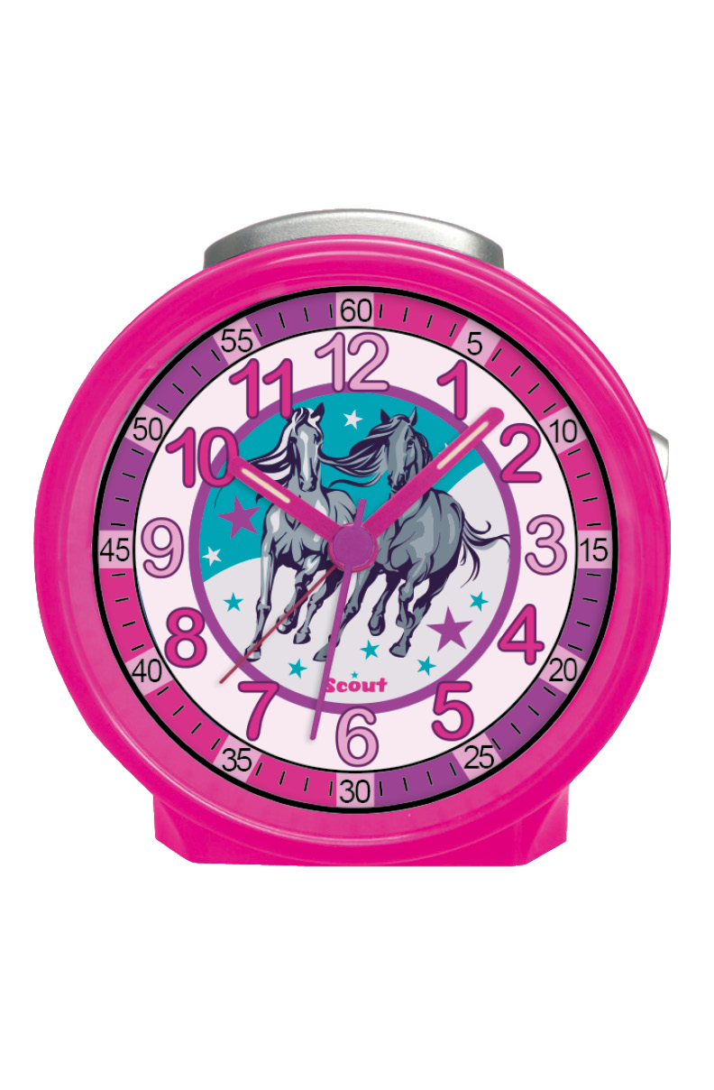 SCOUT Wecker pink
