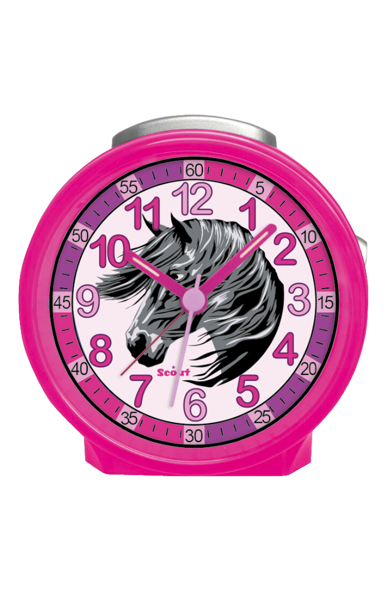 SCOUT Wecker pink