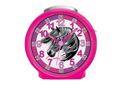 SCOUT Wecker pink