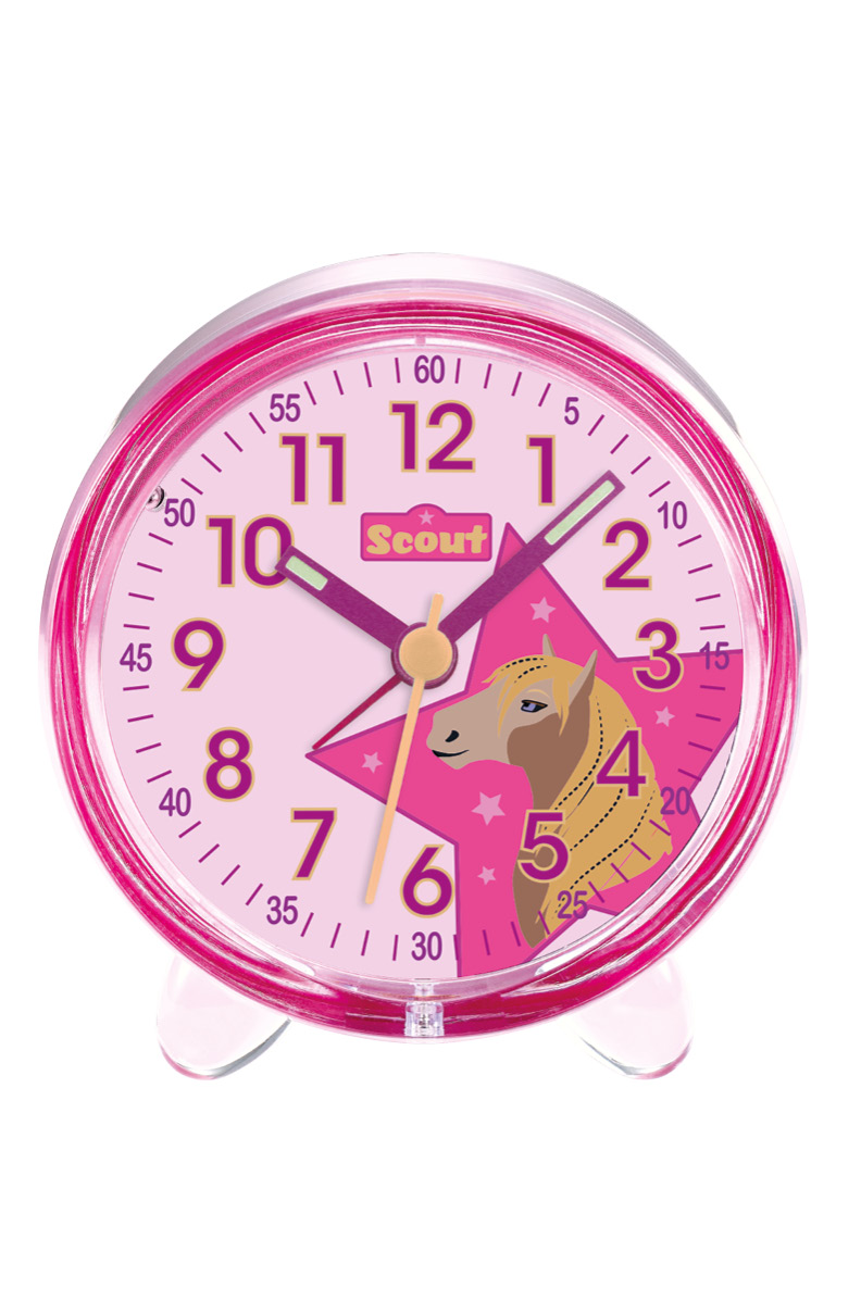 SCOUT Wecker pink