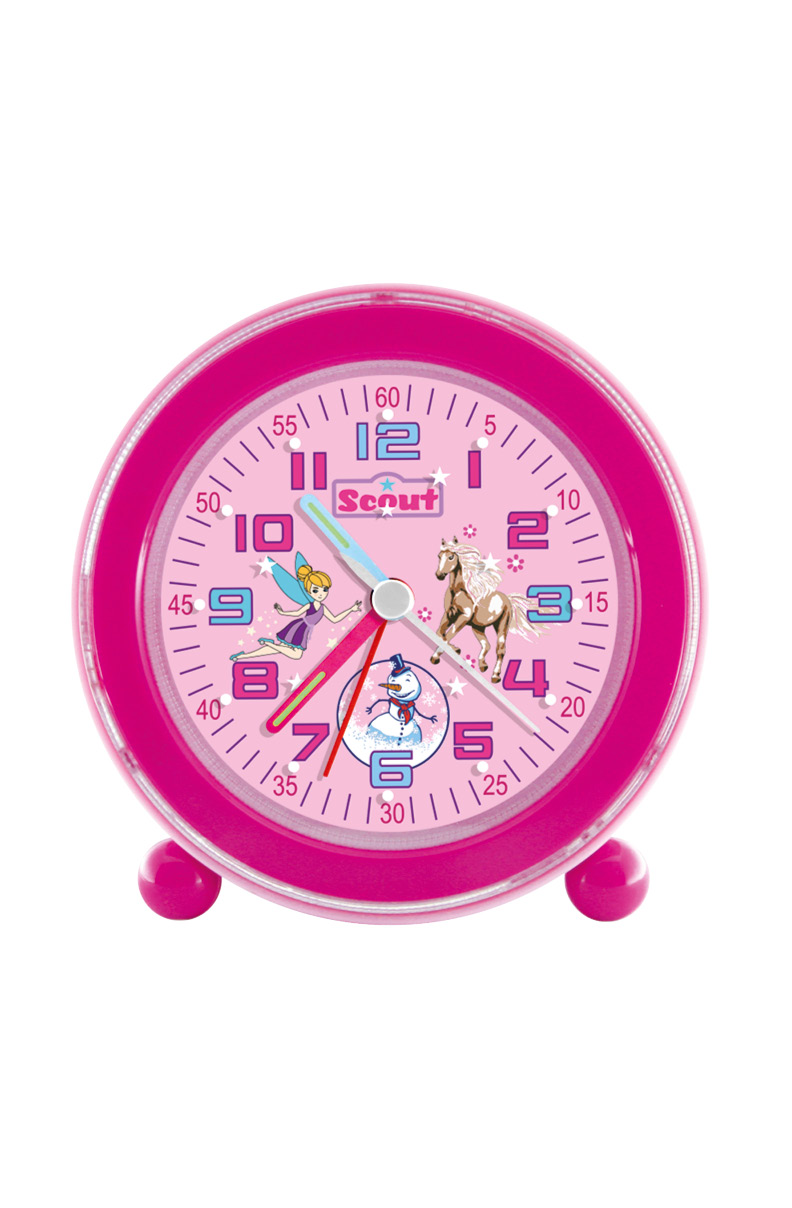 SCOUT Wecker pink