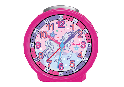 SCOUT Wecker pink