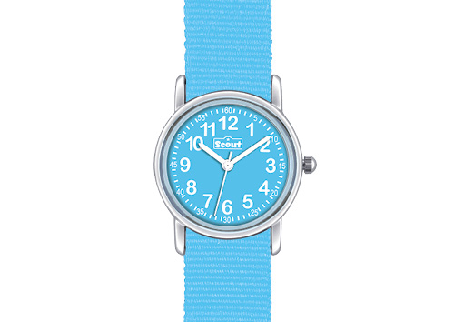 SCOUT Armbanduhr hellblau