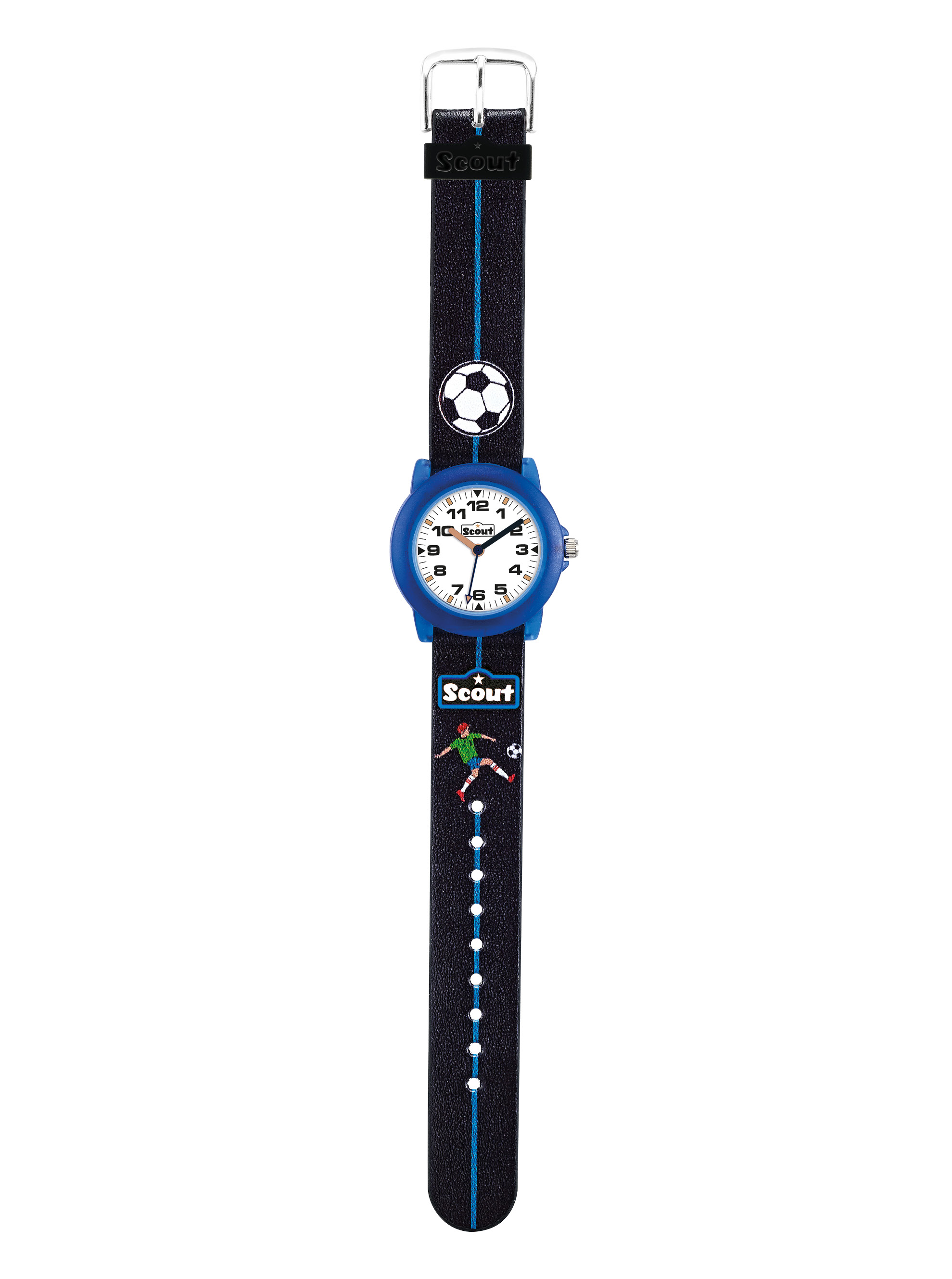 SCOUT Armbanduhr schwarz, blau