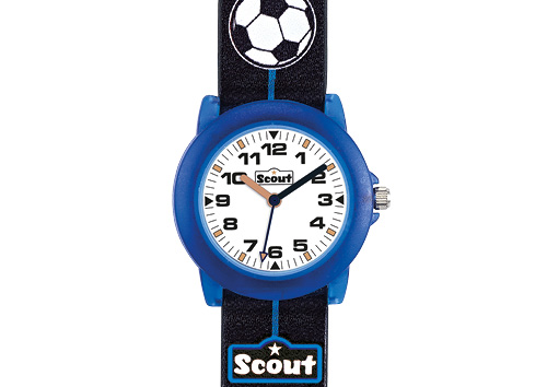 SCOUT Armbanduhr schwarz, blau