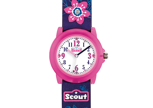 SCOUT Armbanduhr blau+pink