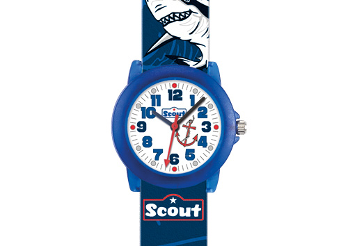 SCOUT Armbanduhr blau