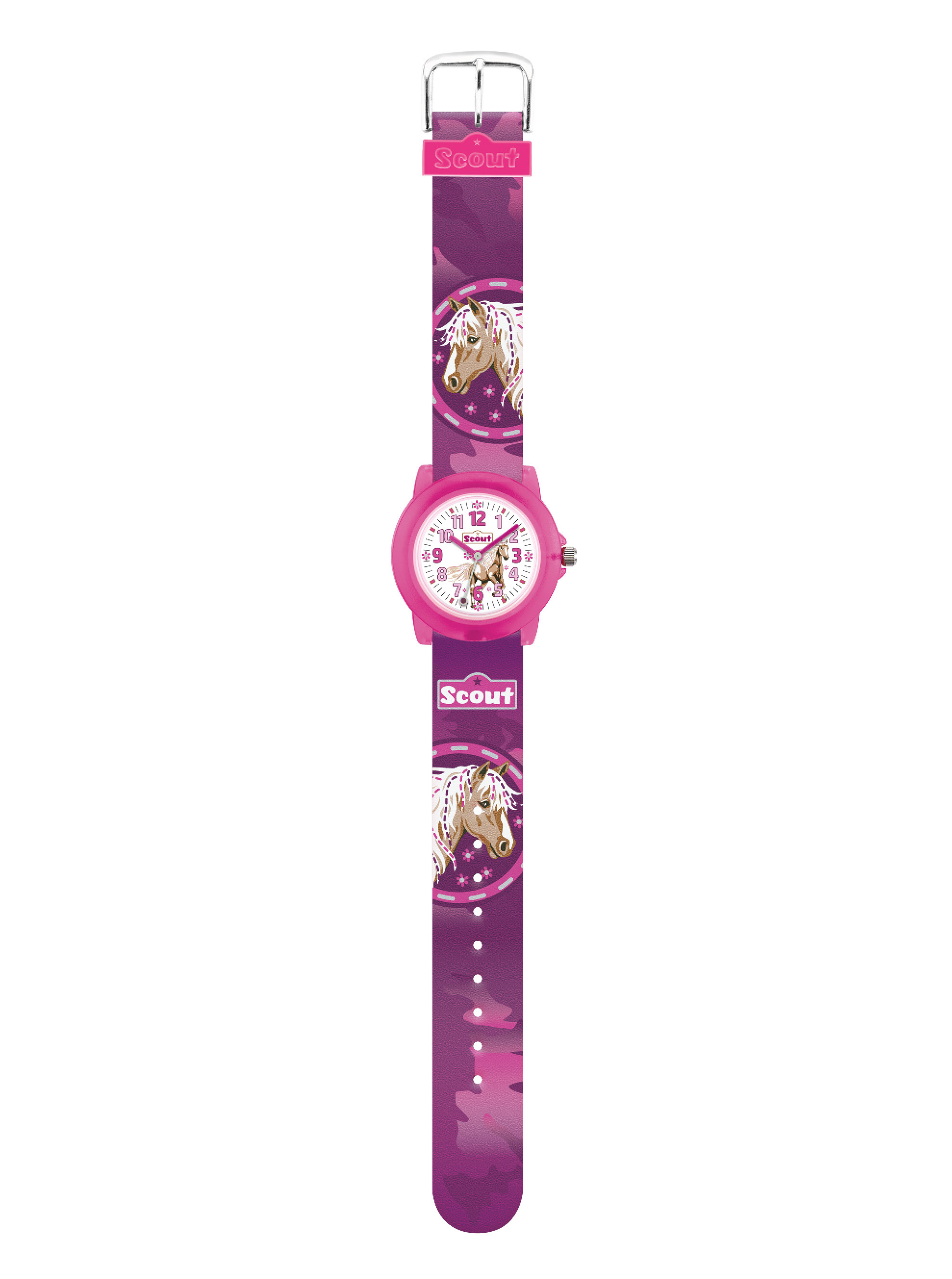 SCOUT Armbanduhr lila-pink