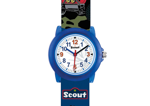 SCOUT Armbanduhr blau, bunt