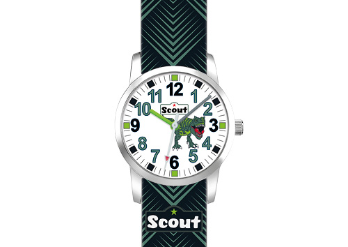 SCOUT Armbanduhr grün/schwarz