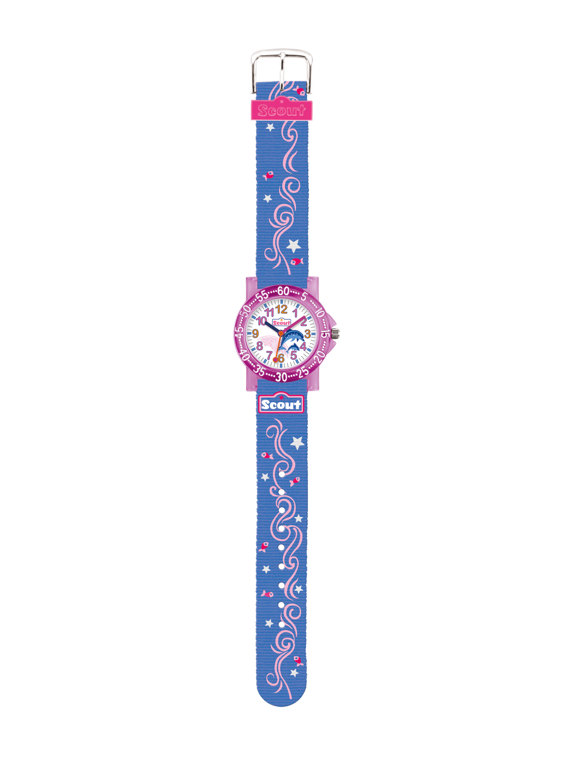 SCOUT Armbanduhr pink blau