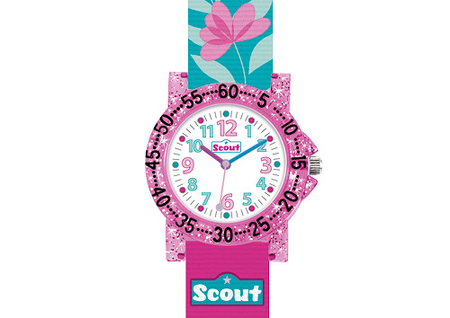 SCOUT Armbanduhr pink/türkis