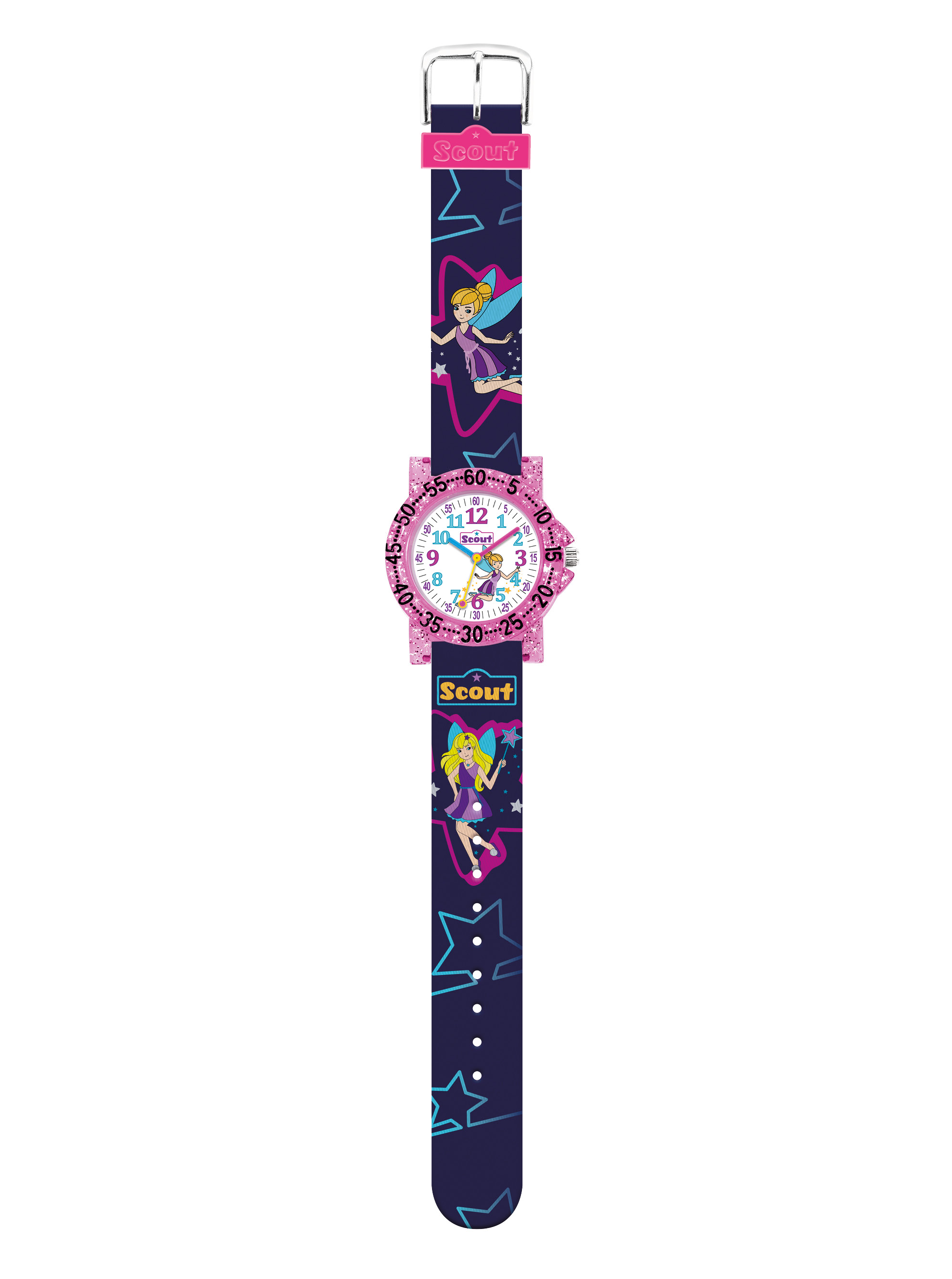 SCOUT Armbanduhr blau/pink