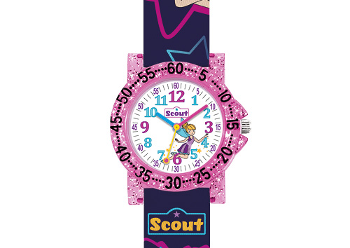 SCOUT Armbanduhr blau/pink