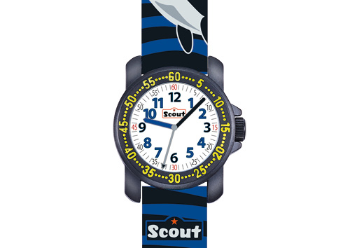 SCOUT Armbanduhr blau,schwarz