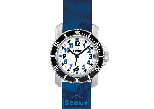 SCOUT Armbanduhr blau
