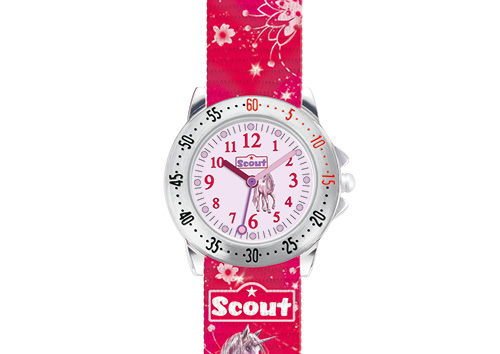 SCOUT Armbanduhr rot