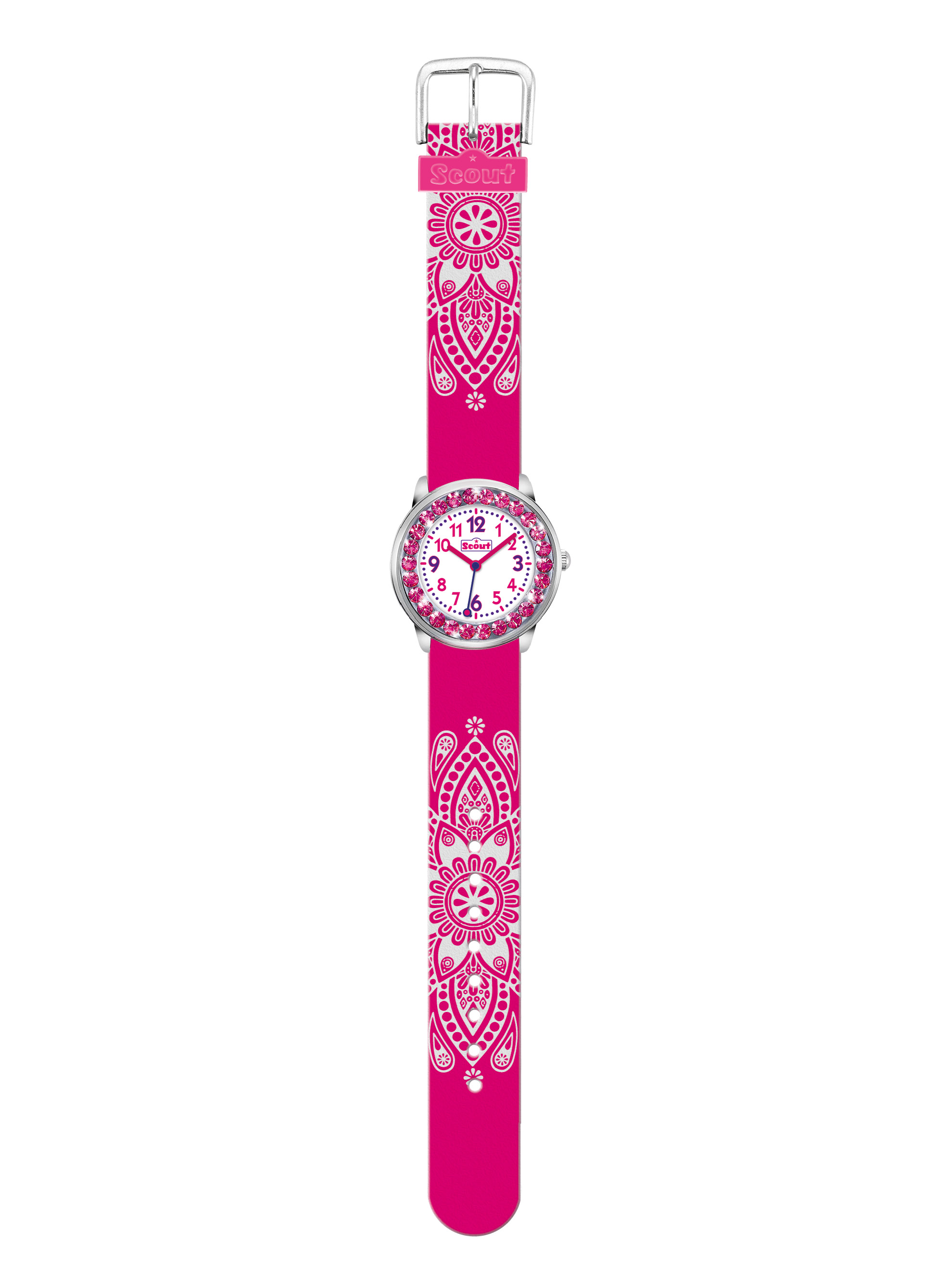 SCOUT Armbanduhr pink glitzer