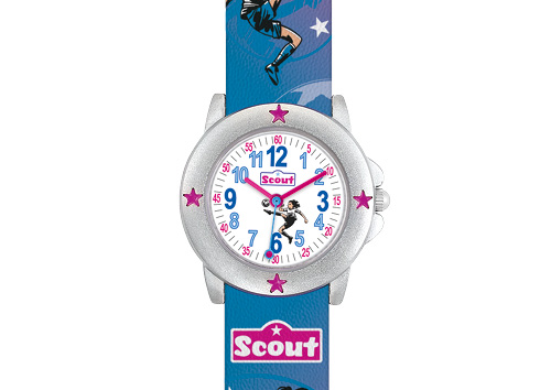 SCOUT Armbanduhr blau, pink