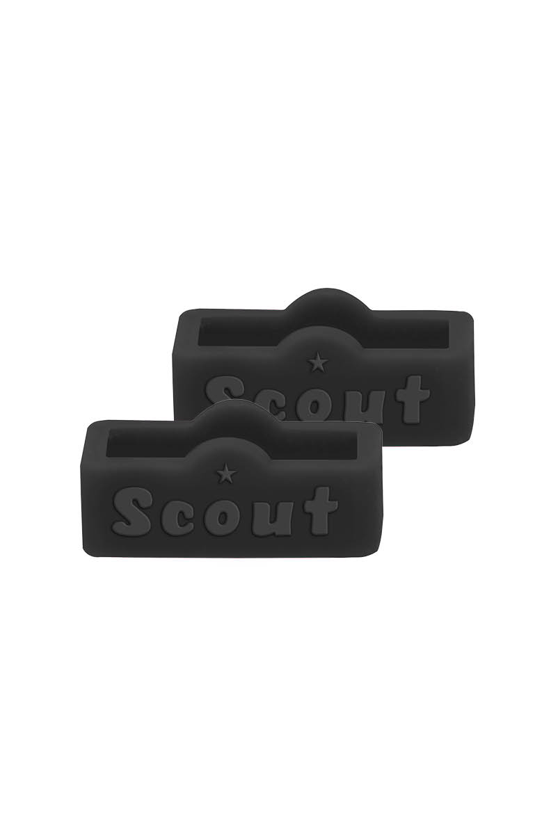 SCOUT SCHLAUFEN FÜR TEXTILBÄNDER / SCHWARZ / 2-er SET	