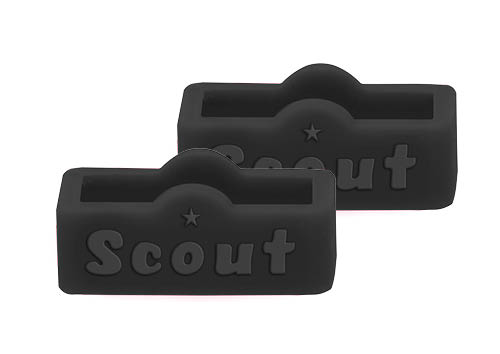 SCOUT SCHLAUFEN FÜR TEXTILBÄNDER / SCHWARZ / 2-er SET	