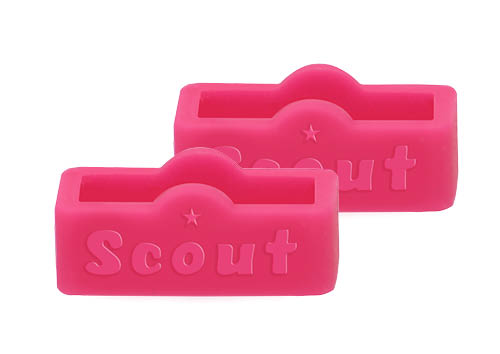 SCOUT SCHLAUFEN FÜR TEXTILBÄNDER / PINK / 2-er SET	