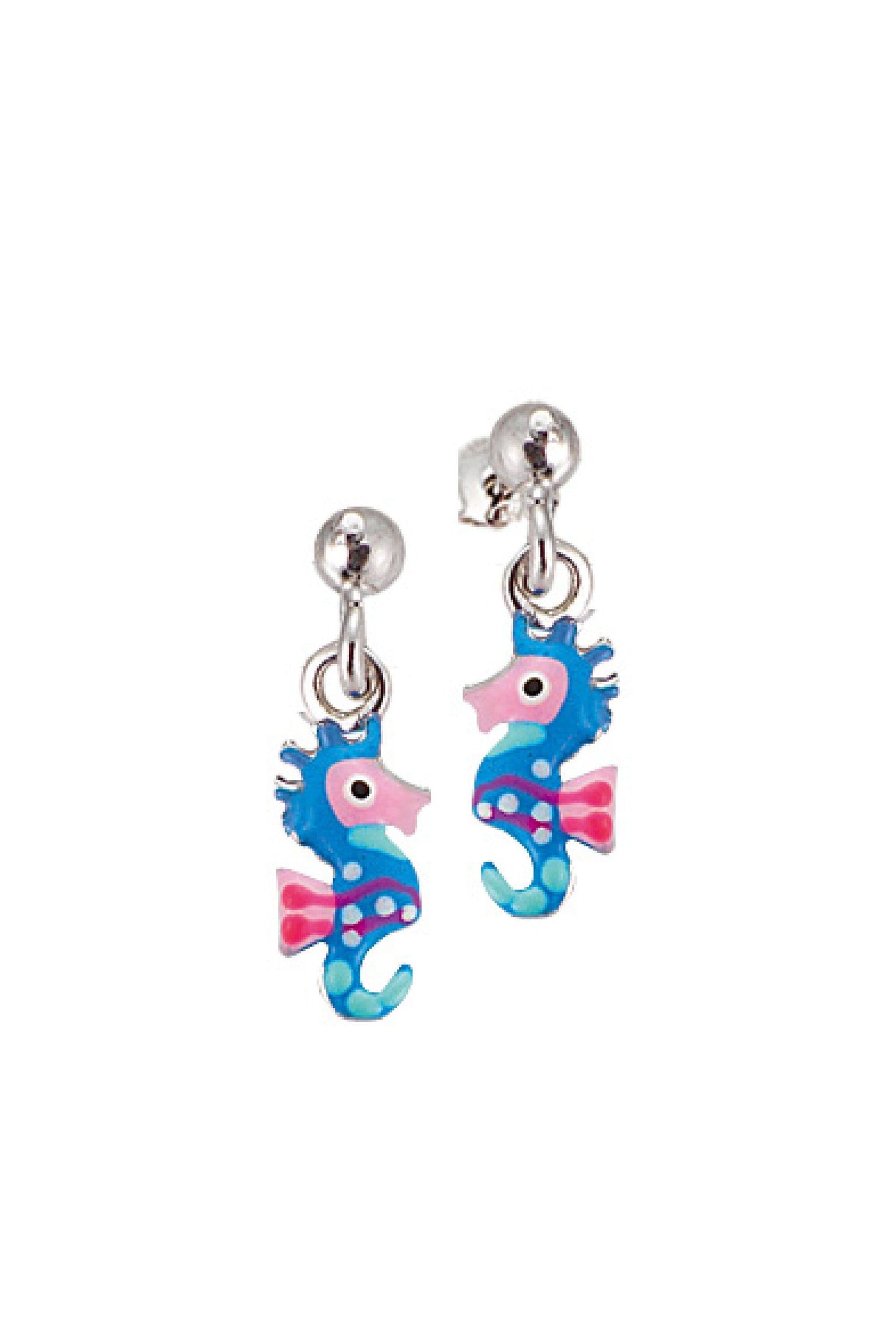 Scout Ohrhänger 925/- Sterling Silber rhodiniert Seepferd