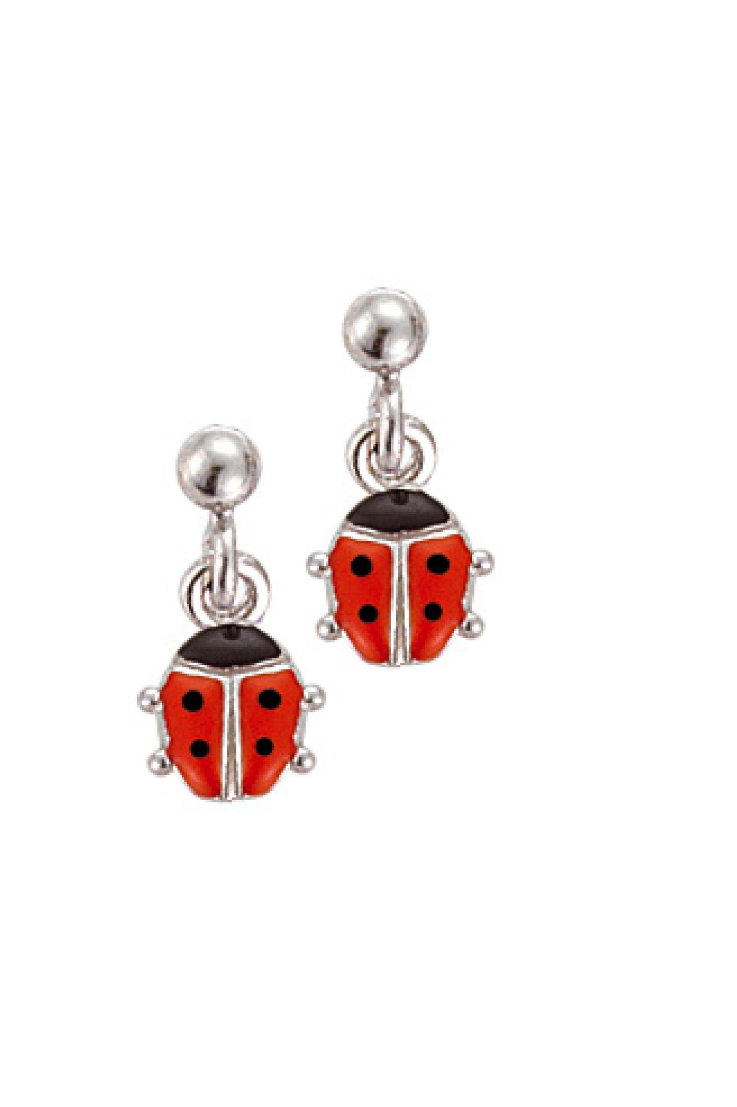 Scout Ohrhänger 925/- Sterling Silber rhodiniert Marienkäfer