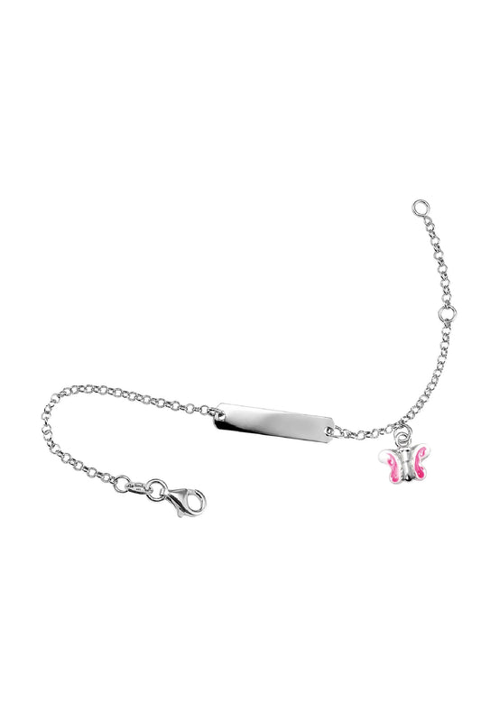 Scout Armband 925/- Sterling Silber rhodiniert Schmetterling rosa