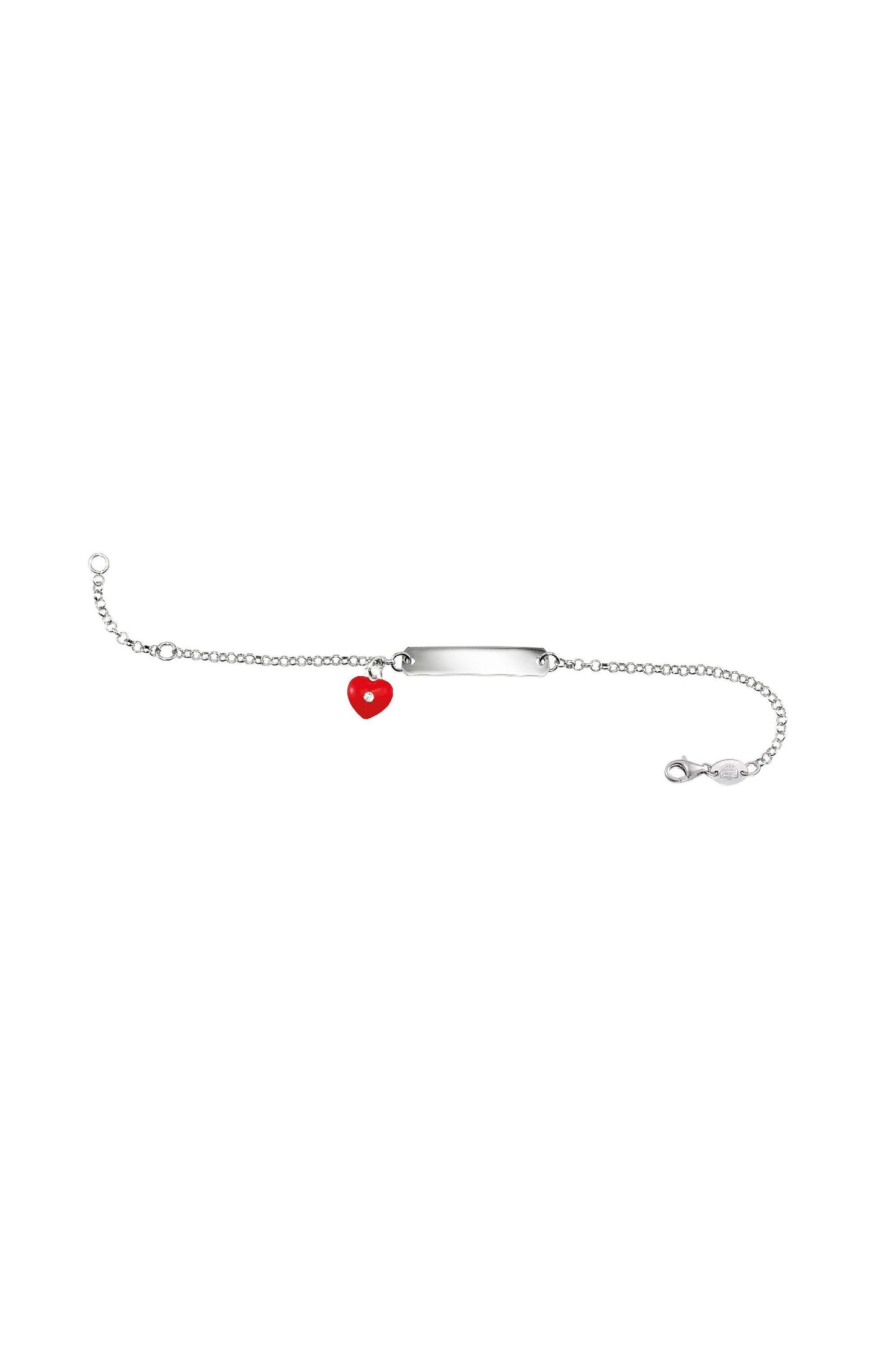 Scout Armband 925/- Sterling Silber rhodiniert Herz rot Kristall
