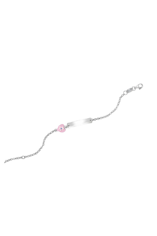 Scout Armband 925/- Sterling Silber rhodiniert Herz rosa
