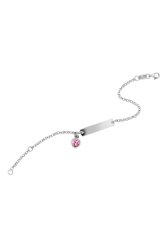 Scout Armband 925/- Sterling silber rhodiniert Herz rosa