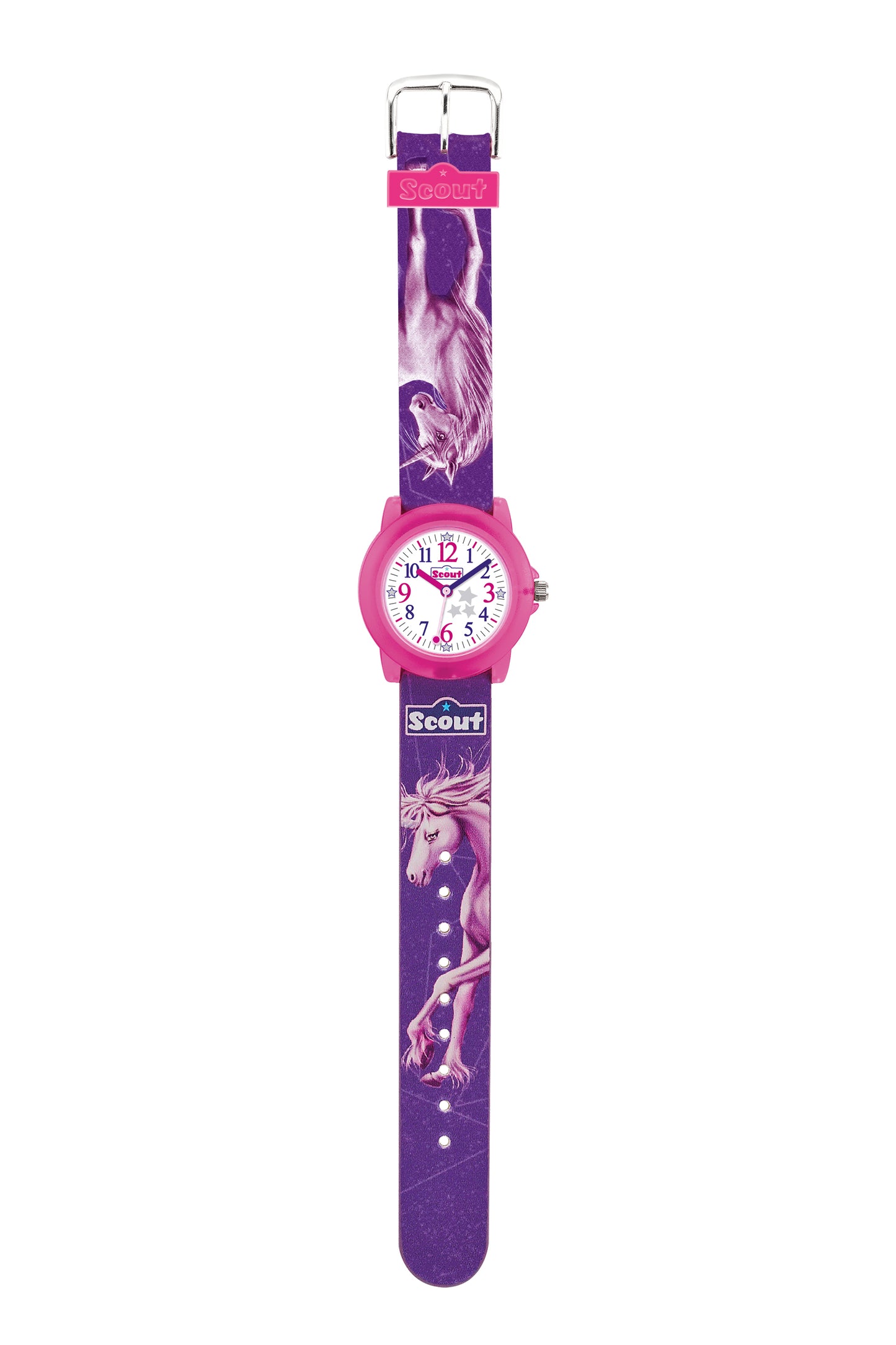 Scout Kinderuhr Serie Crystal Unicorn pink/lila