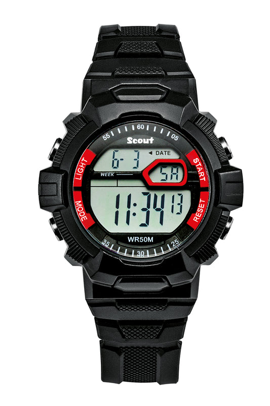 Scout Kinderuhr Serie The Digi black