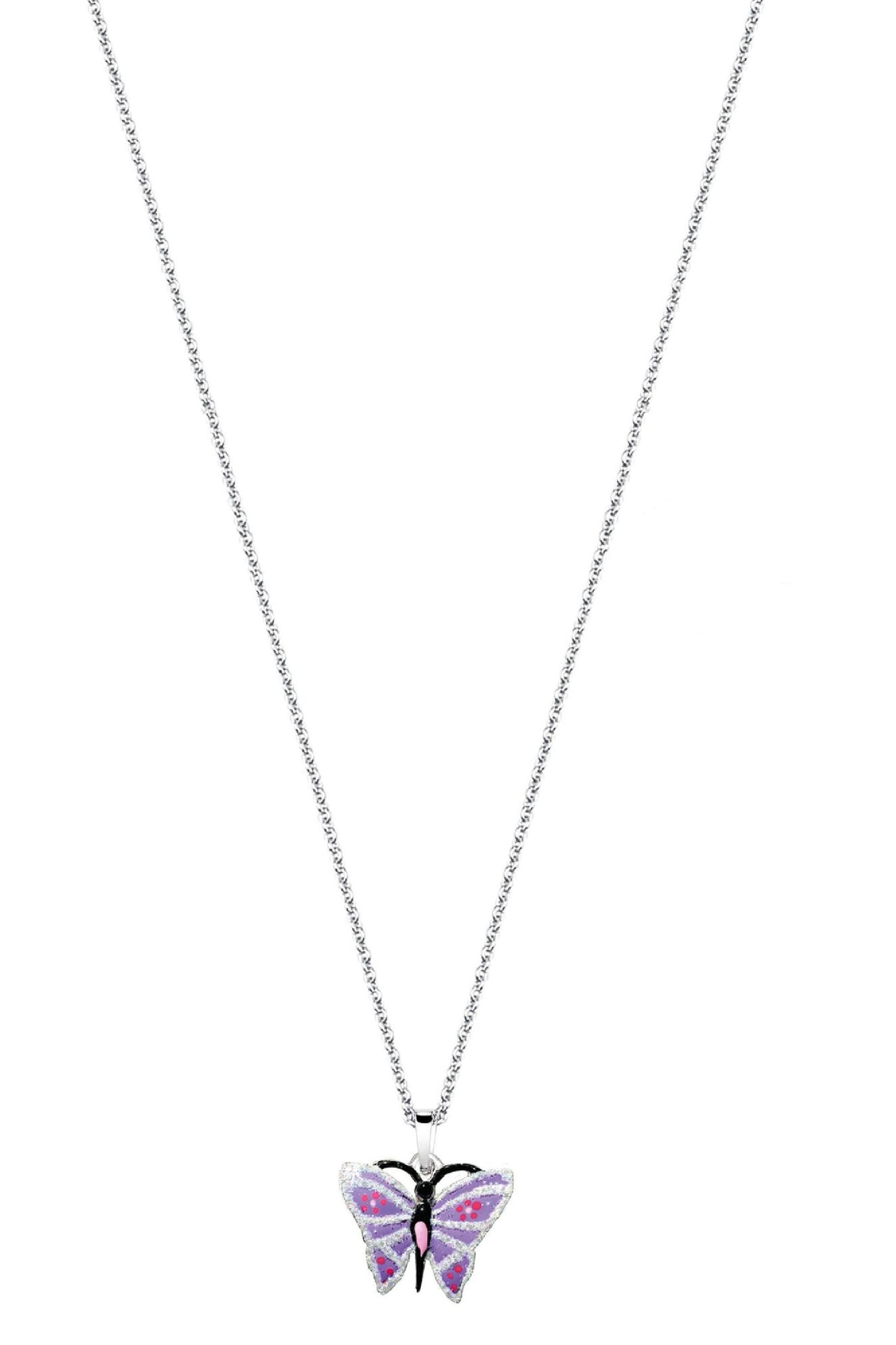 Scout Anhänger mit Kette 925/- Sterling Silber rhodiniert Schmetterling