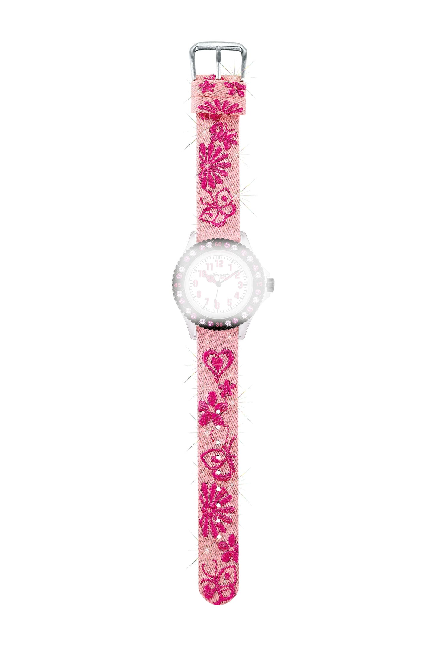 Scout Textilband Serie The Scout Girls pink Motiv Blumen