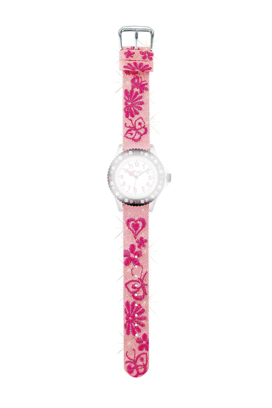 Scout Textilband Serie The Scout Girls pink Motiv Blumen