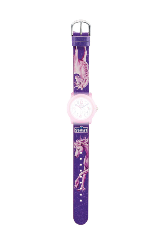 Scout Kunstlederband Serie Crystal Unicorn lila