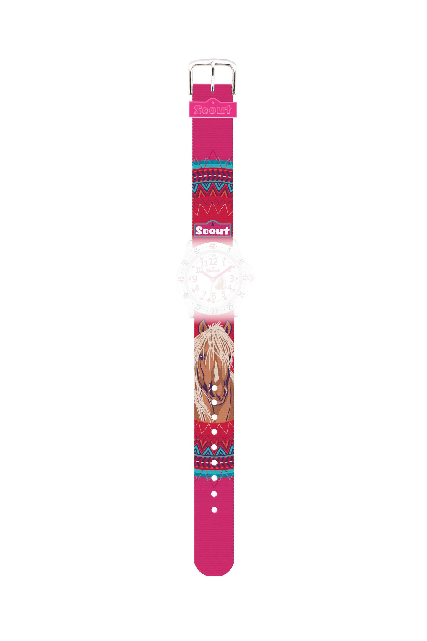 Scout Textilband Action Girls Horse bunt