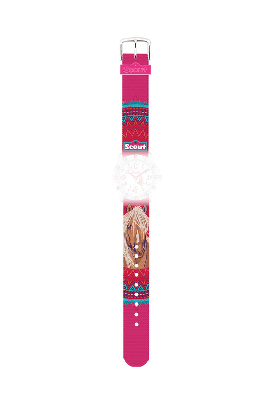 Scout Textilband Action Girls Horse bunt