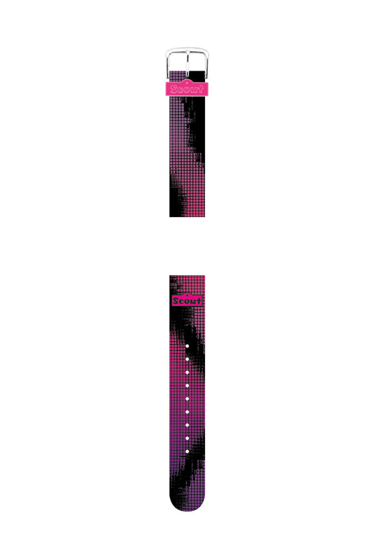 Scout Kunstlederband Serie Crystal Pixel pink