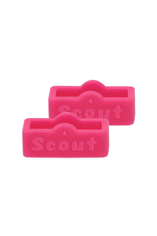 Scout Ersatzschlaufen pink Silikon 2-er Pack
