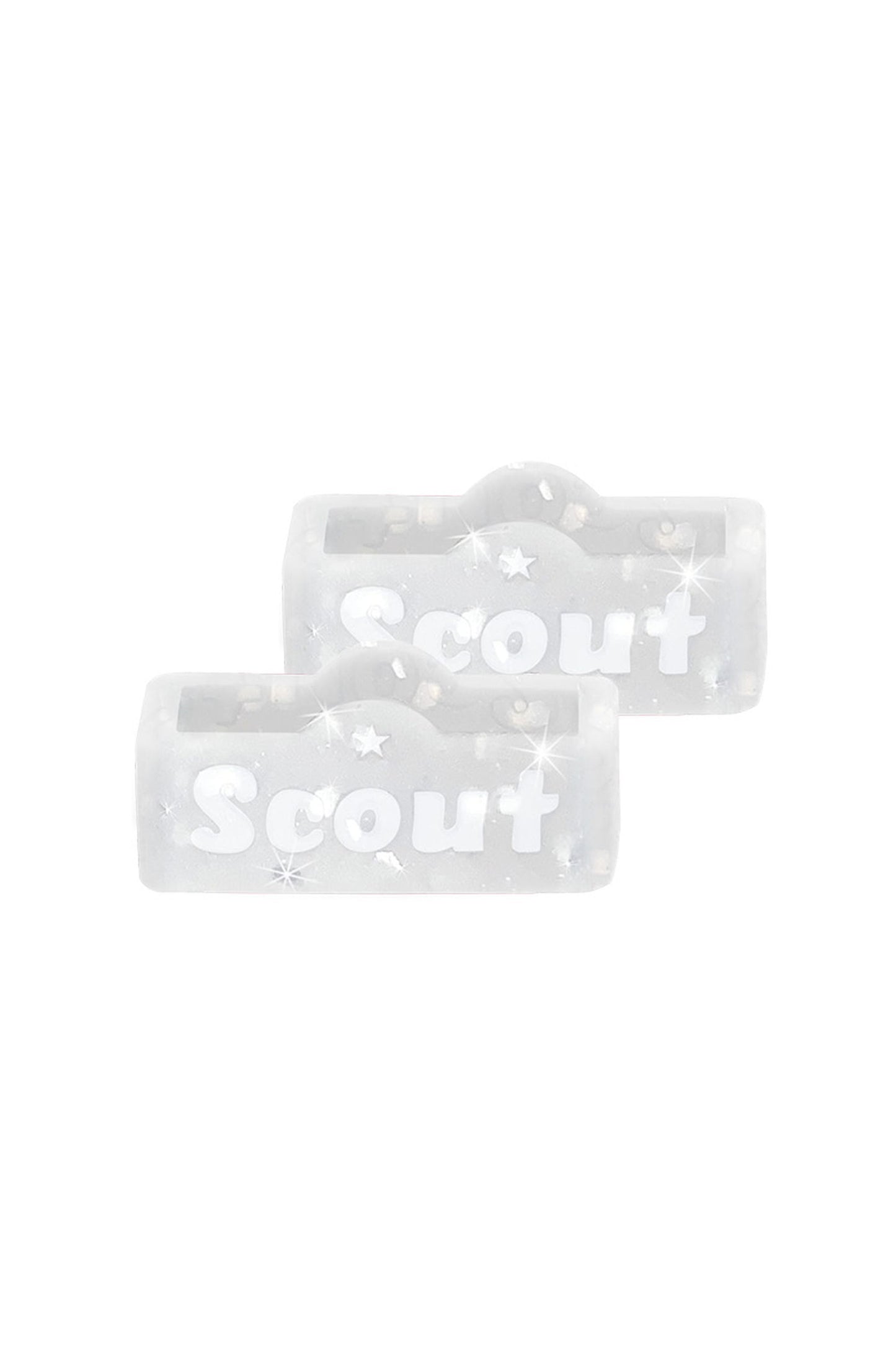 Scout Ersatzschlaufen transparent Silikon 2-er Pack