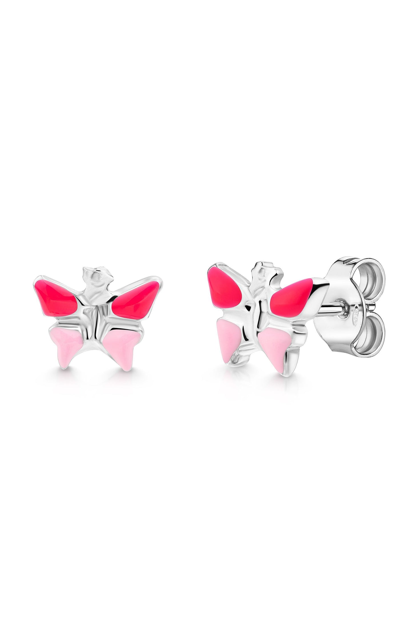 Scout Ohrstecker Schmetterling aus 925 Sterling Silber rhodiniert in bunten Farben